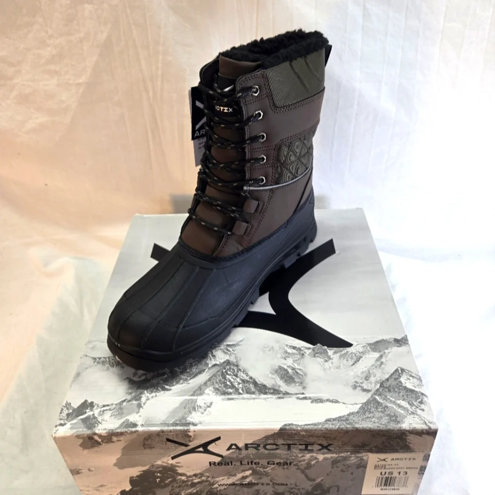 Arctix Half Pipe Winter Boots Men Size 13 Color BROWN / BLACK New